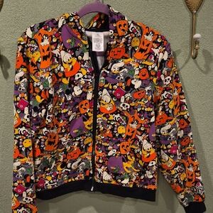 Disney Halloween Kids Puffer Jacket - Black, Orange, Purple
